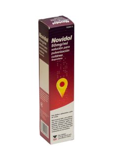 Novidol 50 mg/ml solucion para pulverizacion cutanea  1 envase de 50 ml