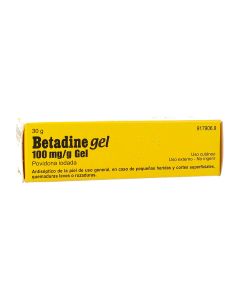 Betadine gel 100 mg/g gel, 1 tubo de 30 g