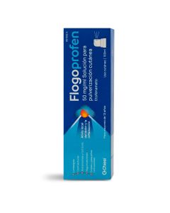 Flogoprofen 50 mg/ml solucion para pulverizacion cutanea  1 frasco de 100 ml