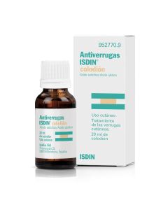 ANTIVERRUGAS ISDIN COLODION, 1 frasco de 20 ml