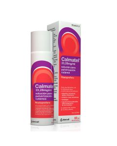 CALMATEL 33,28 mg/ml SOLUCIÓN PARA PULVERIZACIÓN CUTÁNEA, 1 envase pulverizador de 60 ml