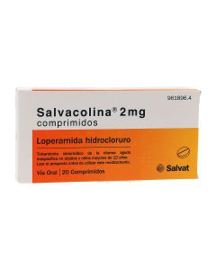 Salvacolina 2 mg comprimidos, 20 comprimidos