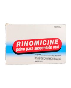 RINOMICINE POLVO PARA SUSPENSIÓN ORAL, 10 sobres