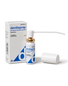 DENTISPRAY 50 mg/ml  SOLUCION DENTAL, 1 frasco de 5 ml
