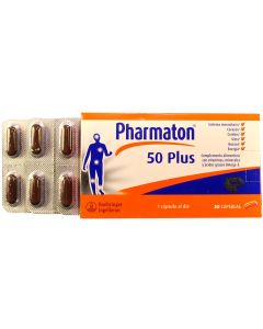 Pharmaton 50 30 Plus Cápsulas