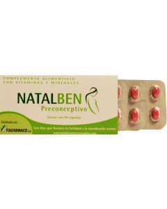Natalben Preconceptivo Cápsulas