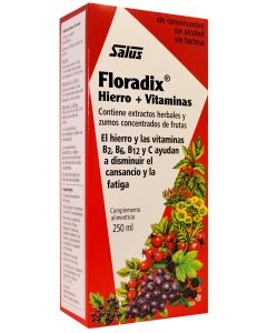 Floradix Hierro + Vitaminas disminuye Cansancio