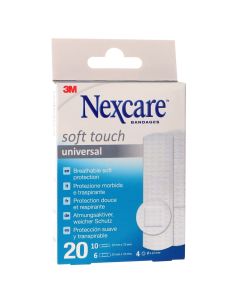 3M Nexcare Soft Tiras Protectoras Suaves Surtido 20 uds