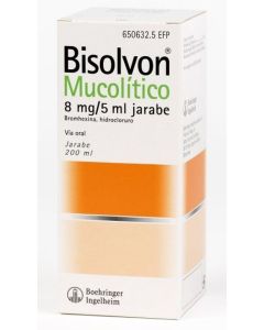 BISOLVON MUCOLITICO 1,6 mg/ml JARABE 1 FRASCO 200 ml
