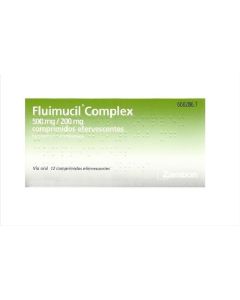 FLUIMUCIL COMPLEX 500 mg/200 mg 12 COMPRIMIDOS EFERVESCENTES