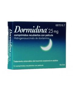 DORMIDINA 25 mg 14 COMPRIMIDOS RECUBIERTOS