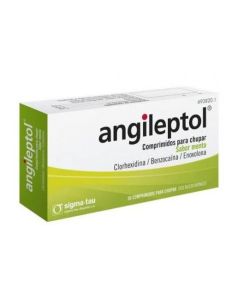 ANGILEPTOL 30 COMPRIMIDOS PARA CHUPAR (SABOR MENTA)