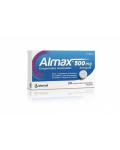 ALMAX 500 mg 24 COMPRIMIDOS MASTICABLES