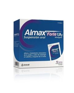 ALMAX FORTE 1,5 g 12 SOBRES SUSPENSION ORAL