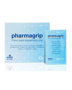 PHARMAGRIP FORTE 10 SOBRES POLVO PARA SUSPENSION ORAL