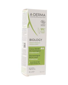 A-Derma Biology Crema Hidratante Rica 40 ml