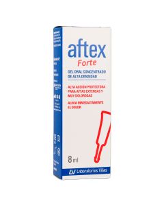 Aftex Forte Gel Oral 8ml - Alivio Rápido para Aftas y Úlceras Bucales