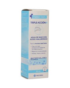 Agua de mar Naso Faes con Ácido hialurónico triple acción 30 ml