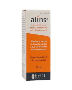 Gotas oftálmicas para el tratamiento del edema corneal