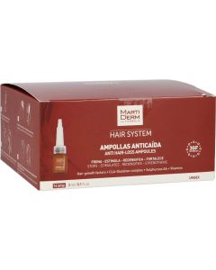 Martiderm Hair System 14 Ampollas Anticaída