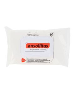 Ansollitas Toallitas de Higiene Hemorroides sin Dolor
