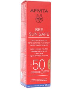 Apivita Bee Sun Safe SPF50 Crema Antiedad Antimanchas Color 50 ml
