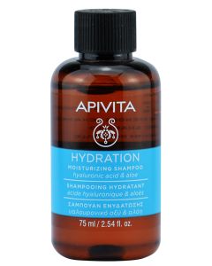 Apivita Mini Champú Hidratante con Ácido Hialurónico y Aloe 75 ml