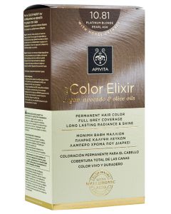 Apivita Tinte Color Elixir 10.81 Rubio Platino Ceniza