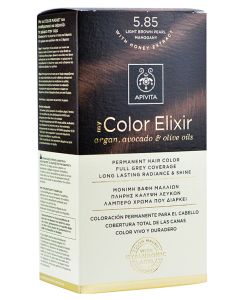 Apivita Tinte Color Elixir 5,85 Castaño Claro Perlado Caoba