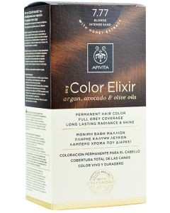 Apivita Tinte Color Elixir 7,77 Rubio Arena Intenso