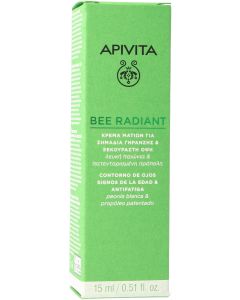 Apivita Bee Radiant Crema Iluminadora Contorno de Ojos 15 ml