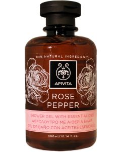 Apivita Gel De Baño con Aceites Esenciales Rose Pepper