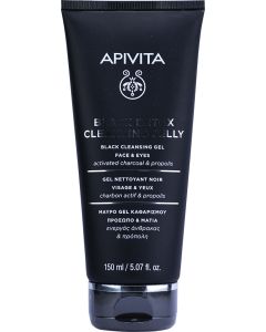 Apivita Gel Limpiador Detox Negro