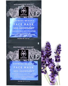 Apivita Mascarilla Hidratante Y Antipolición Con Lavanda De Mar
