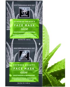 Apivita Mascarilla Hidratante y Refrescante Con Aloe