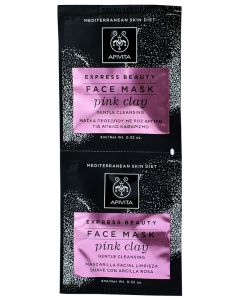 Apivita Mascarilla Facial Arcilla Rosa