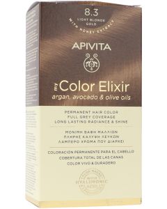Apivita Tinte Color Elixir 8.3 Rubio Claro Dorado