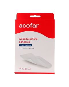 Acofar Apósito Adhesivo Estéril 10x8cm – Protege y cura heridas