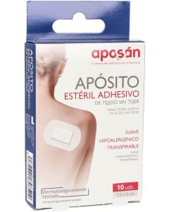 Aposán Apósito Estéril Adhesivo Tejido sin Tejer 7,5x5 cm