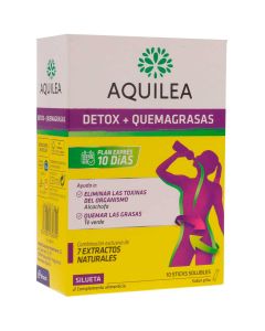 Aquilea detox + quemagrasas plan exprés sabor piña