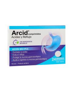 Arcid Acidez y reflujo 24 Comprimidos