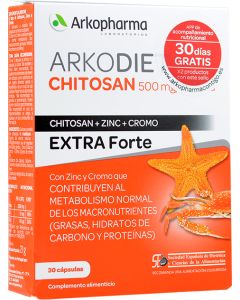 Arkopharma Arkodiet Chitosan Extra Forte 30 Cápsulas