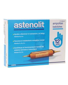 Astenolit 12 Ampollas bebibles 10 ml