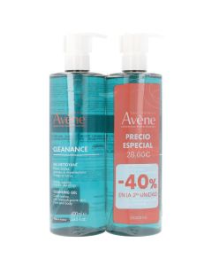 Avène Cleanance Gel Limpiador Pack Duplo 2x400 ml