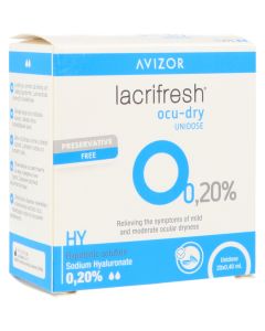 Avizor Gotas Ofátlmicas Lacrifresh 0,20% Monodosis