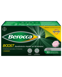 Berocca Boost Comprimidos Efervescentes Guaraná 30 comp.