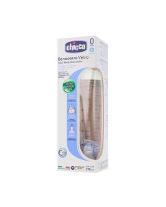 Chicco Benessere Vetro Biberón de Vidrio +0 meses