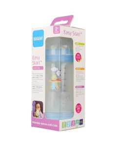 Mam Easy Start Biberón Anticólicos Silicona +2 meses Azul