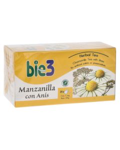 Bio 3 Manzanilla con Anís FLor 25 Bolsitas