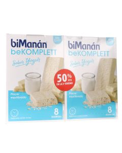 Bimanán Pack Duplo beKomplett Barritas Yogur